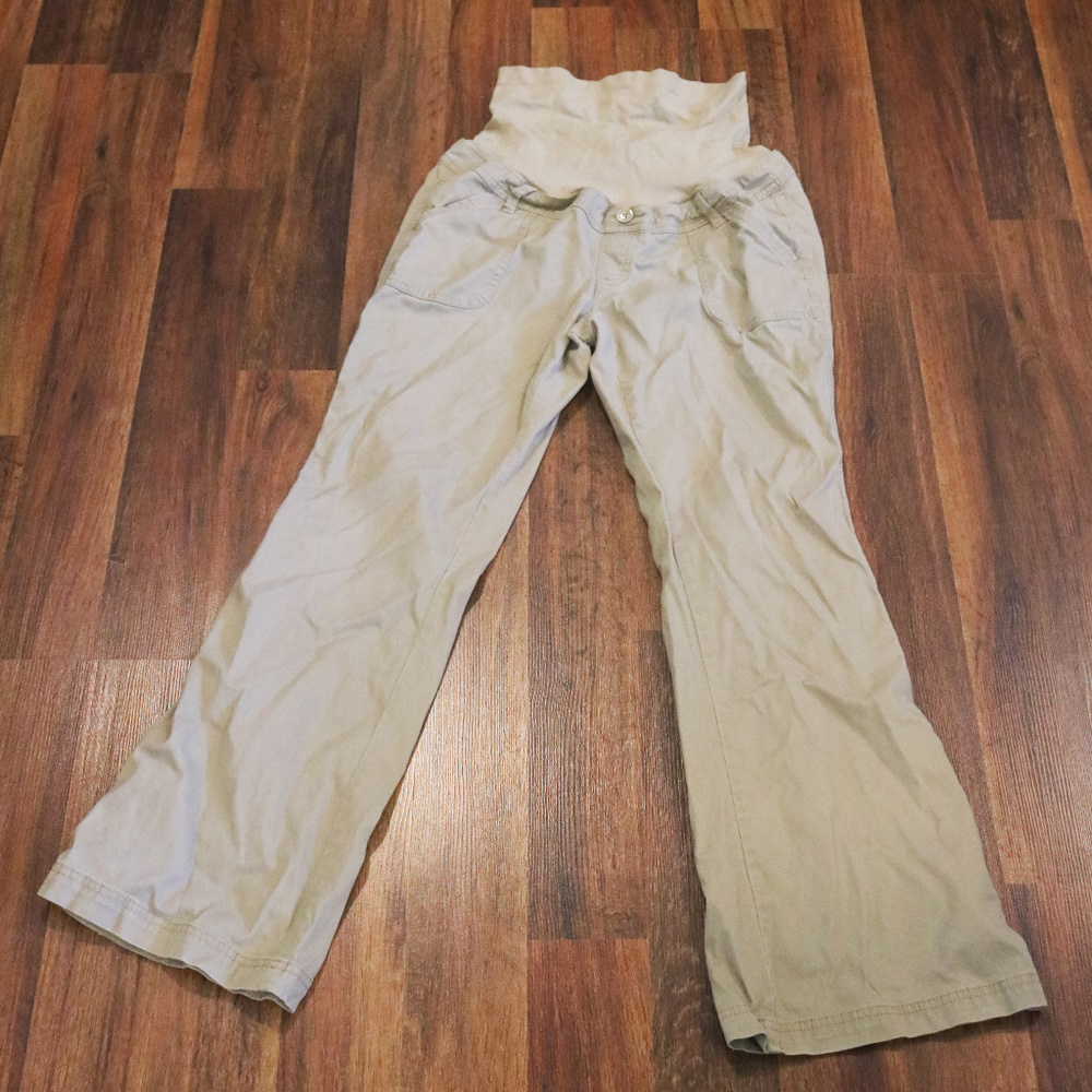 Motherhood Maternity Tan Stretch Jeans